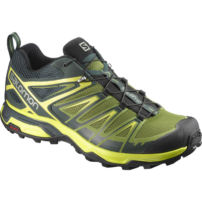 Salomon Singapore Mens Hiking Shoes - X ULTRA 3 Yellow/Black | 65018-SFCB